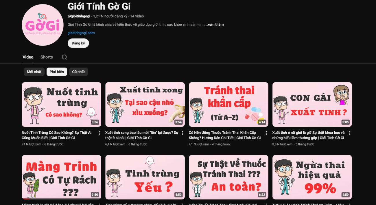 youtube kiến thức