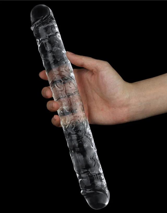 Dương vật giả trong suốt hai đầu Lovetoy - Flawless Clear Double dildo