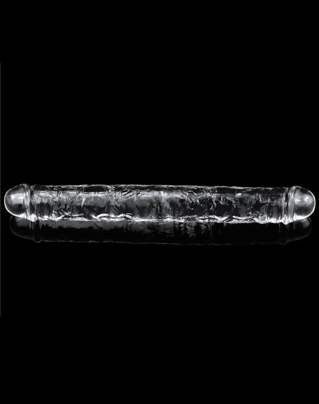 Dương vật giả trong suốt hai đầu Lovetoy - Flawless Clear Double dildo