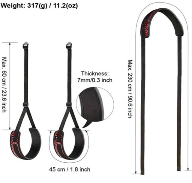 Dây Trói Chân BDSM Thigh Restraint Adjustable