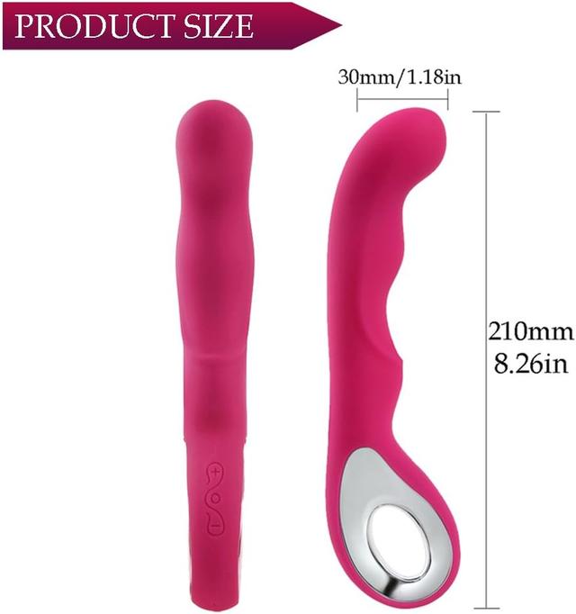 Máy rung kích thích điểm G thiết bị tình dục dành cho nữ pin sạc màu đỏ