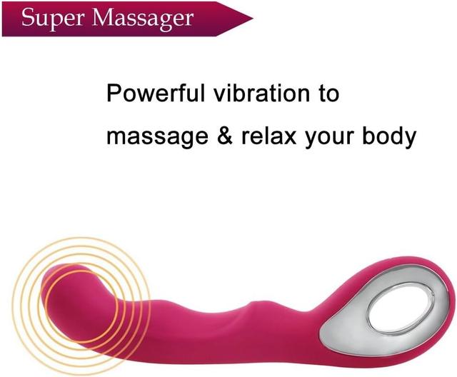 Máy rung kích thích điểm G thiết bị tình dục dành cho nữ pin sạc màu đỏ