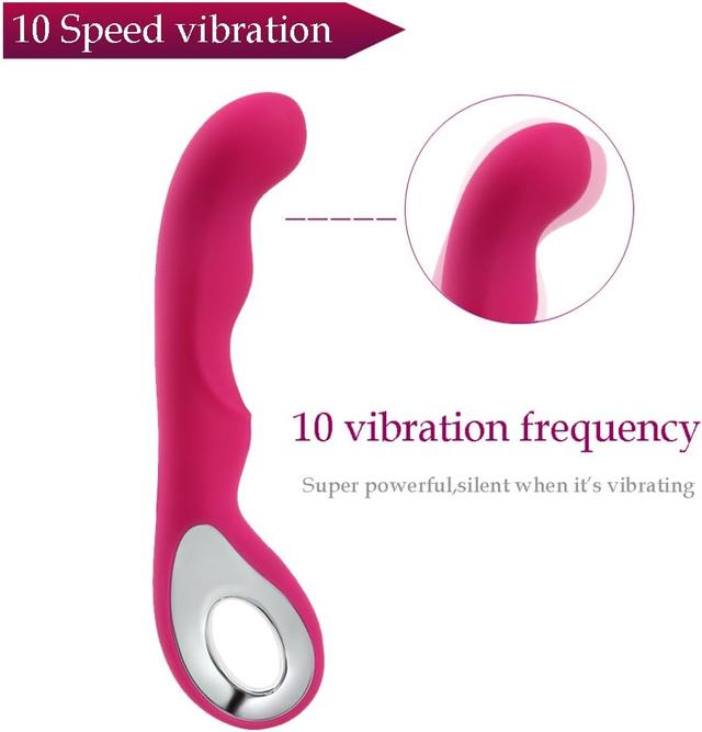 Máy rung kích thích điểm G thiết bị tình dục dành cho nữ pin sạc màu đỏ