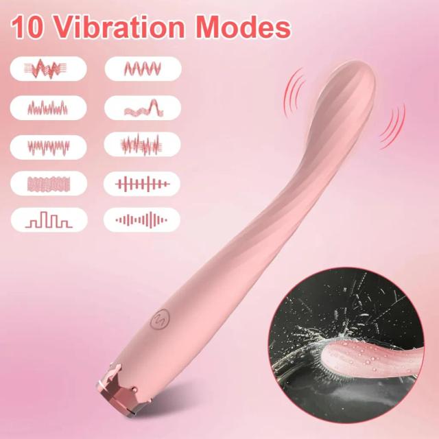 Máy Rung Điểm G Cong Flexi 8 Chế Độ – Sưởi Ấm, Sạc USB