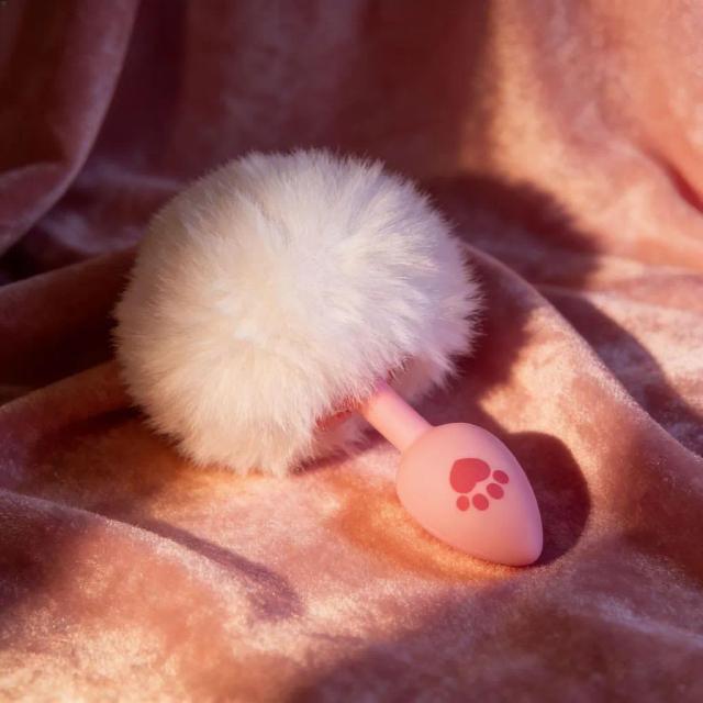 Đuôi Thỏ Cosplay Silicone Trắng Cute