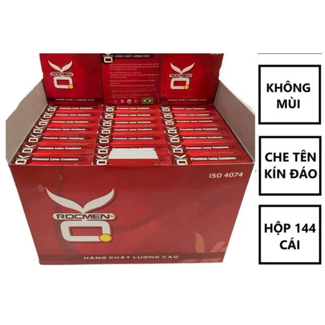 (Hộp 144 cái) Bao Cao Su Gia Đình OK Rocmen không mùi giá rẻ