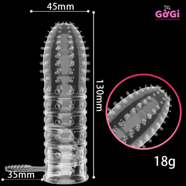 BCS Đôn Dên Gai Nổi 13cm Kèm Dây Kích Thích