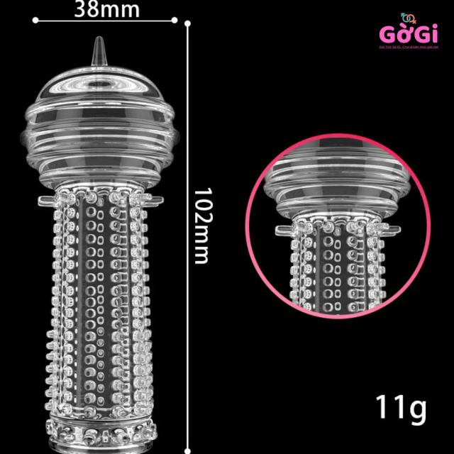BCS Đôn Dên Đầu Bi Gân Nổi 10.2cm – 3.8cm
