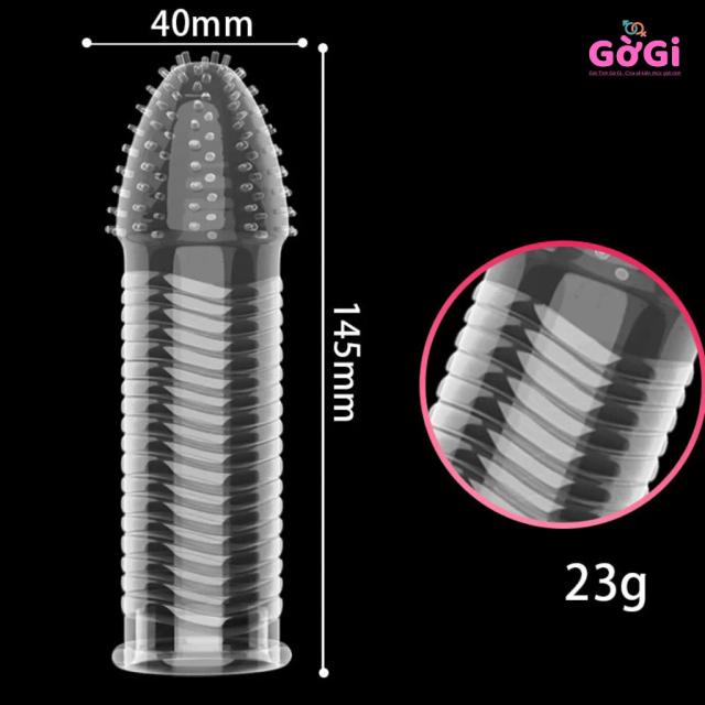 BCS Đôn Dên Gân Xoắn Gai Bi 14.5cm – Đầu Nổi Tăng Ma Sát