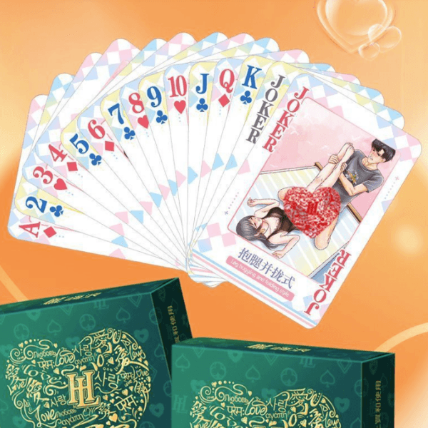 Bộ bài 52 kiểu quan hệ đồ chơi tình dục dành cho người lớn bộ xanh