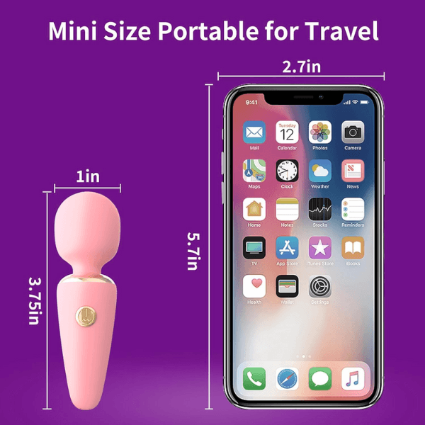 Máy rung di động Mini dành cho nữ, chuyển đổi 10 tần số, mát-xa, đồ chơi tình dục dành cho người lớn