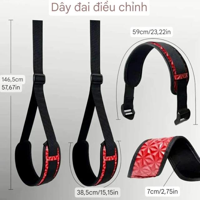 Dây Trói Chân BDSM Thigh Restraint Adjustable