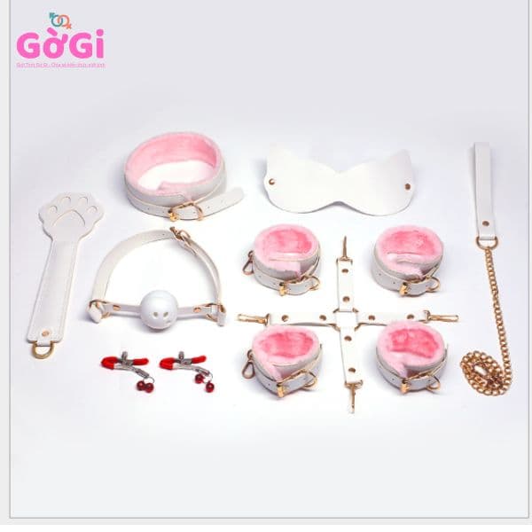 Bộ đồ chơi SM cao cấp phong cách mèo trắng – hồng