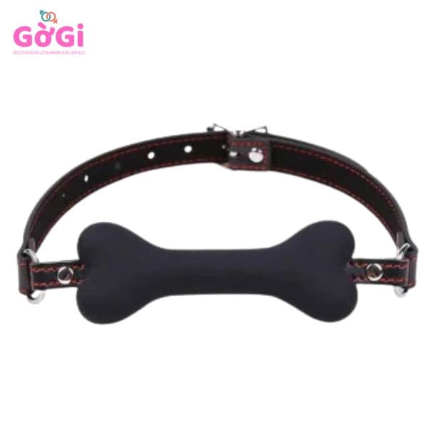 Dây đeo ngậm miệng SM hình xương bằng silicon dành cho nam và nữ nô lệ