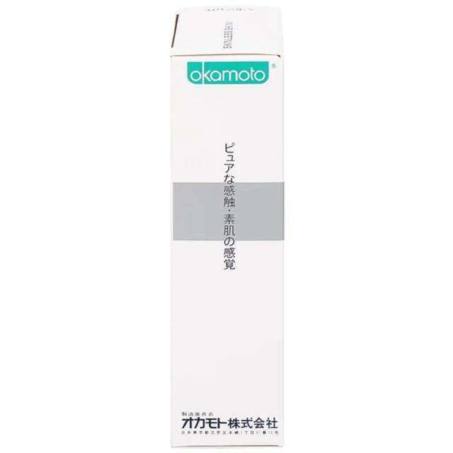 Bao cao su Okamoto Skinless Skin Purity không mùi, tinh khiết, dùng để phòng tránh thai và ngăn ngừa HIV (10 cái)