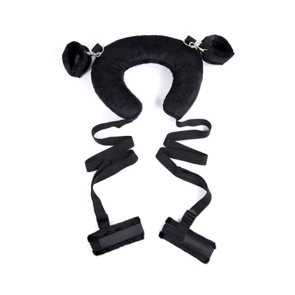 Dụng cụ trói tay và chân đồ chơi cho người lớn, dây trói huấn luyện cho các cặp đôi (màu đen nhồi bông)