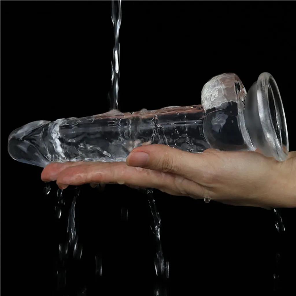Dương Vật Giả Silicon Lovetoy Trong Suốt – Flawless Clear