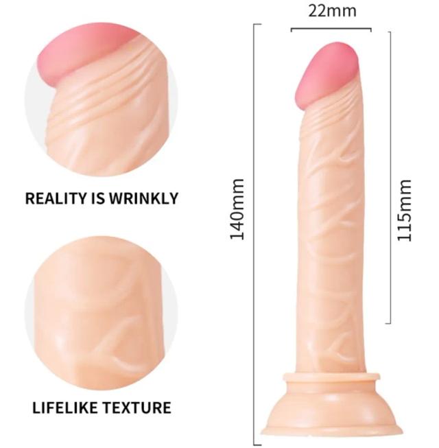 Dương Vật Giả Gắn Tường Yeain 5 inch Siêu Nhỏ