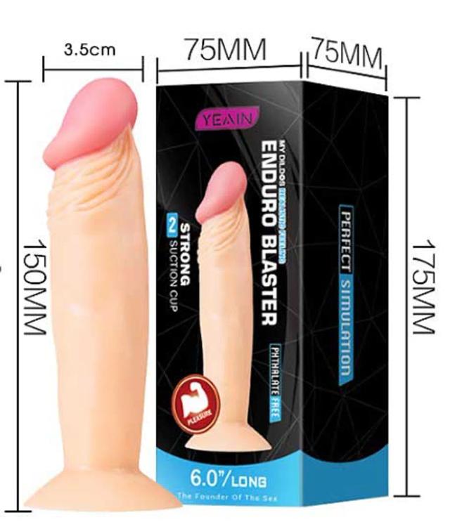 Dương Vật Giả Gắn Tường 6 Inch Yeain Hàng Chính Hãng