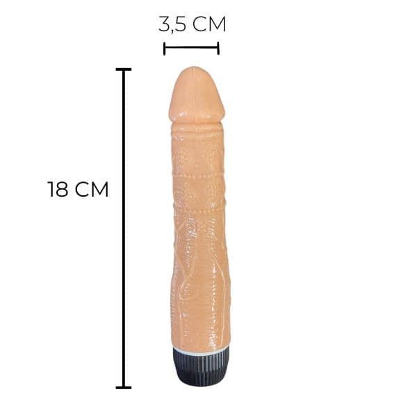 Dương vật giả rung màu da máy thủ dâm nữ chạy bằng pin