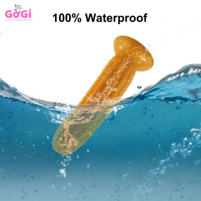 Dương Vật Giả Silicone Hình Bắp Ngô Có Đế Hút – Mềm Mại, Thiết Kế Độc Đáo