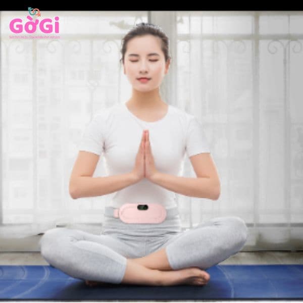 Máy massage bụng kinh sưởi ấm, làm ấm giảm đau bụng kinh loại thường