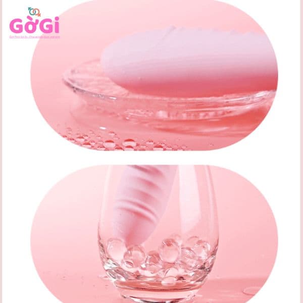 Máy rung dành cho phụ nữ với độ rung mạnh mẽ, xoay 360 độ, tác động vào cơ thể, massage