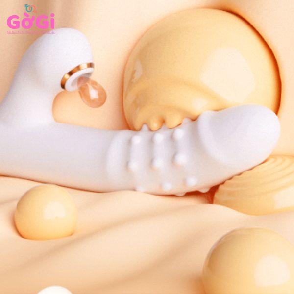 Dương vật tự động thụt đa năng – rung màu trắng