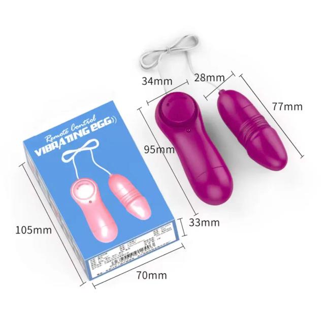 Trứng Rung Mini 1 Chế Độ – Thiết Kế Nhỏ Gọn Dạng Đầu Tròn, Dùng Pin