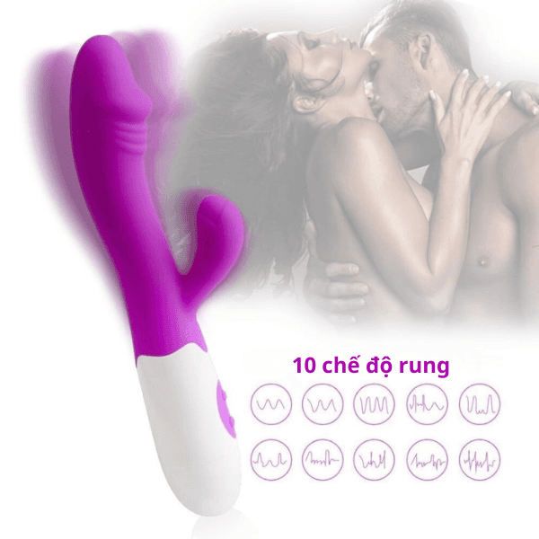 Máy rung thủ dâm nữ - đồ chơi tình dục màu tím rung mạnh