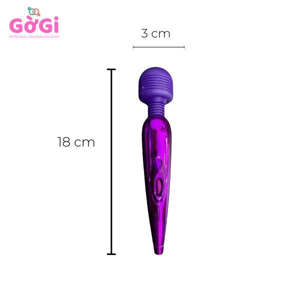 Máy Rung Massage Nữ, Máy rung - Con lăn - Màu tím