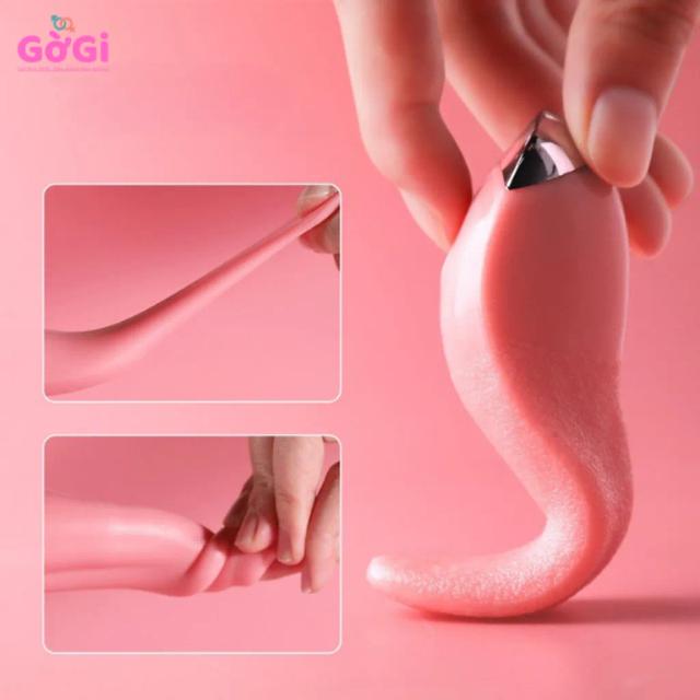 Máy Rung Lưỡi Mềm 10 Chế Độ – Kích Thích Nhẹ Nhàng, Sạc USB