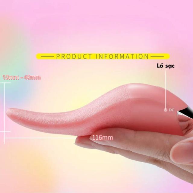 Máy Rung Lưỡi Mềm 10 Chế Độ – Kích Thích Nhẹ Nhàng, Sạc USB