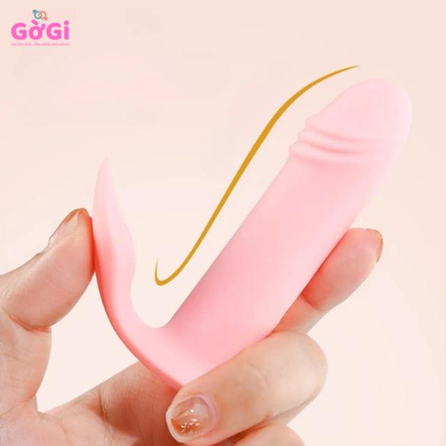 Máy Rung Đeo Quần Lót Điều Khiển APP Wechat 10 Chế Độ Màu Hồng – Thiết Kế Nhỏ Gọn
