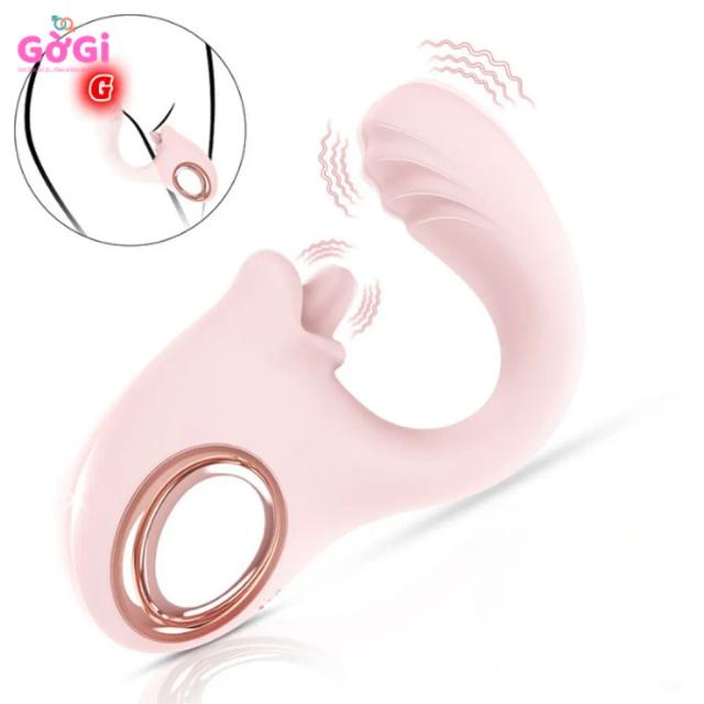 Máy Rung 2 Đầu Kích Thích Điểm G & C 20 Chế Độ Rung Cao Cấp