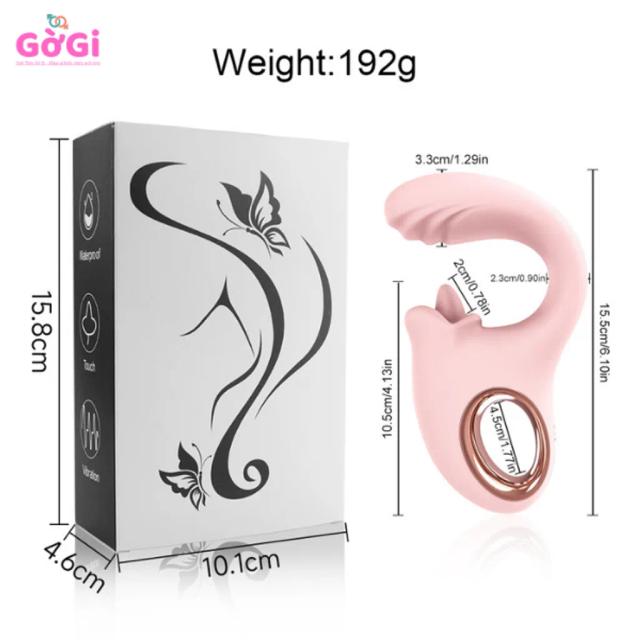 Máy Rung 2 Đầu Kích Thích Điểm G & C 20 Chế Độ Rung Cao Cấp