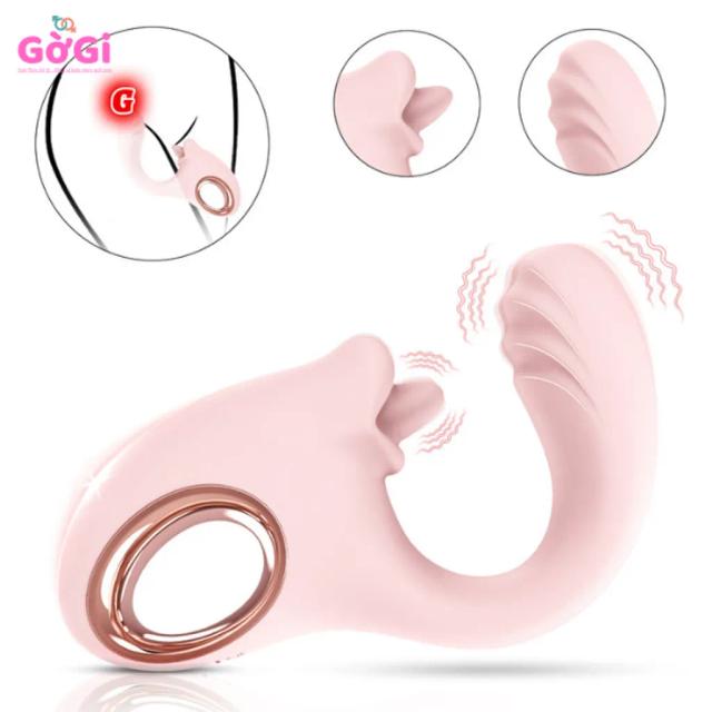 Máy Rung 2 Đầu Kích Thích Điểm G & C 20 Chế Độ Rung Cao Cấp