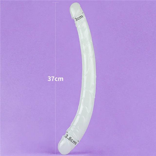 Dương Vật Giả 2 Đầu LoveToy Lumino Play Dạ Quang Phát Sáng Trong Tối