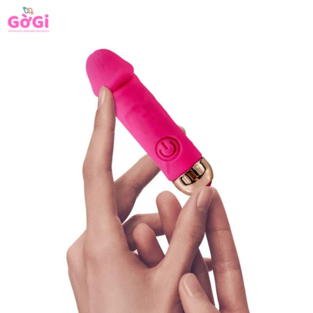 Dương Vật Giả Mini Nhỏ Gọn – Vibrator 10 Chế Độ Rung