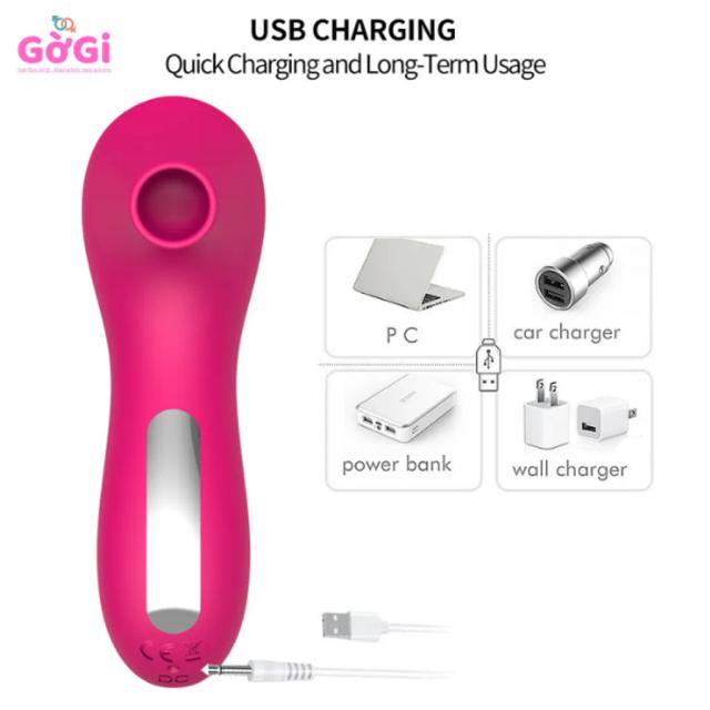 Máy Hút Kích Thích 10 Chế Độ – Thiết Kế Nhỏ Gọn, Sạc USB, Hoạt Động Êm