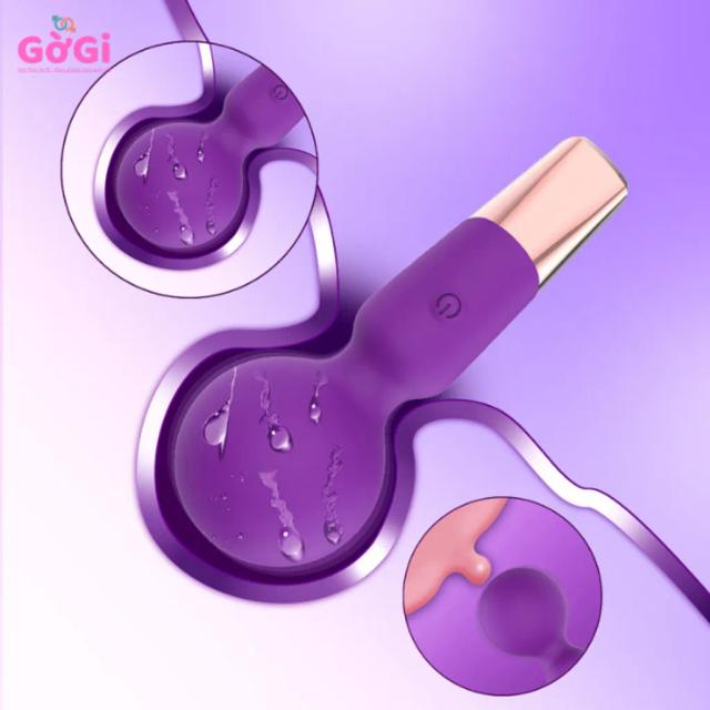 Máy Rung Sang Trọng Mini Đầu To 10 Chế Độ – Thiết Kế Nhỏ Gọn, Rung Mạnh, Sạc USB