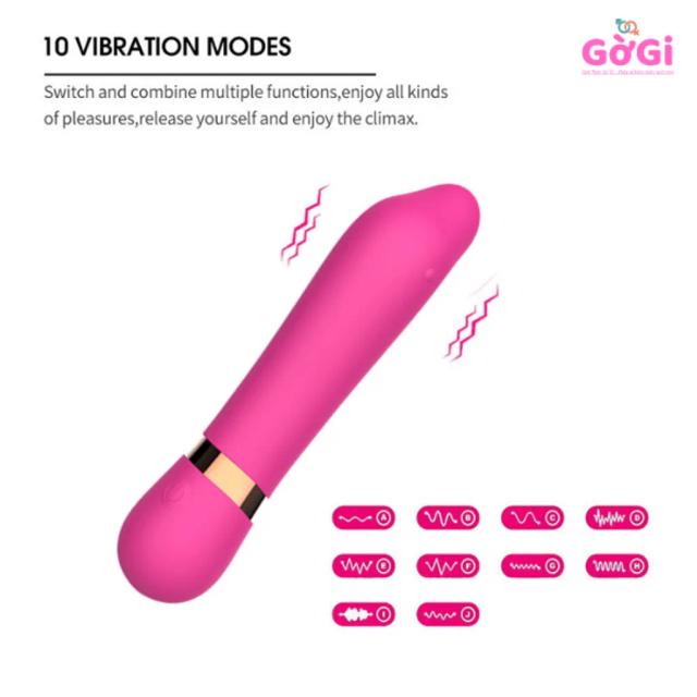 Máy Rung Mini 10 Chế Độ – Thiết Kế Nhỏ Gọn, Sạc USB, Hoạt Động Êm