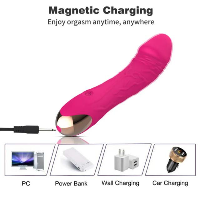 Dương Vật Giả Cao Cấp 20 Chế Độ Rung – Đầu To Kích Thích Điểm G, Rung Mạnh