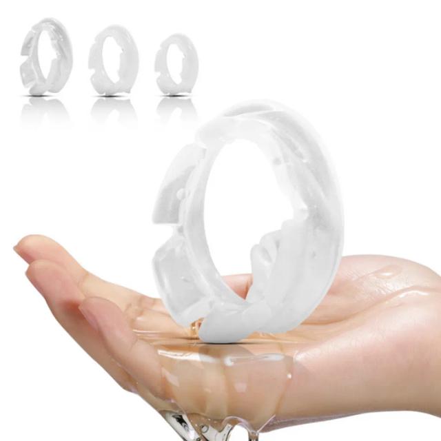 Combo 4 Vòng Silicon Trắng Co Giãn – Thiết Kế Khóa Gài Linh Hoạt