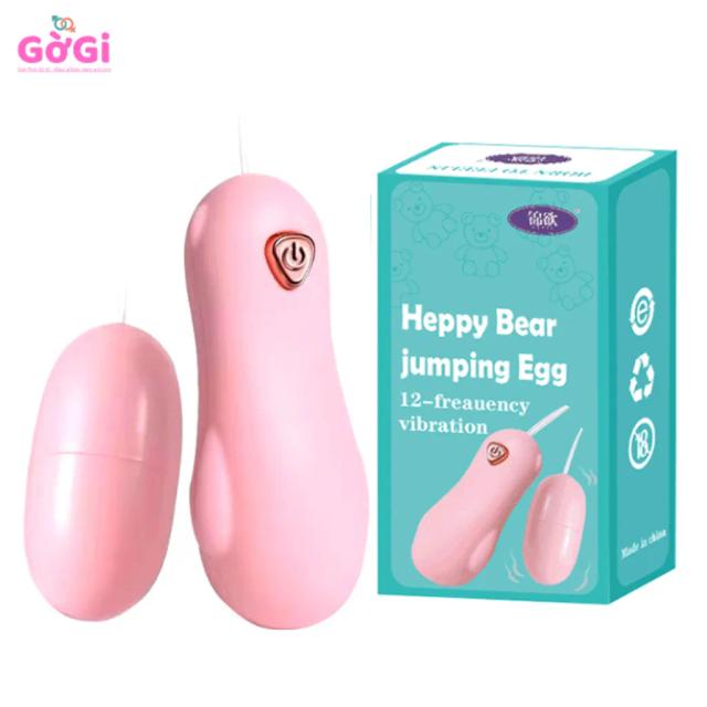 Trứng Rung Có Dây 12 Chế Độ – Thiết Kế Nhỏ Gọn, Điều Khiển Đơn Giản Dùng Pin AAA