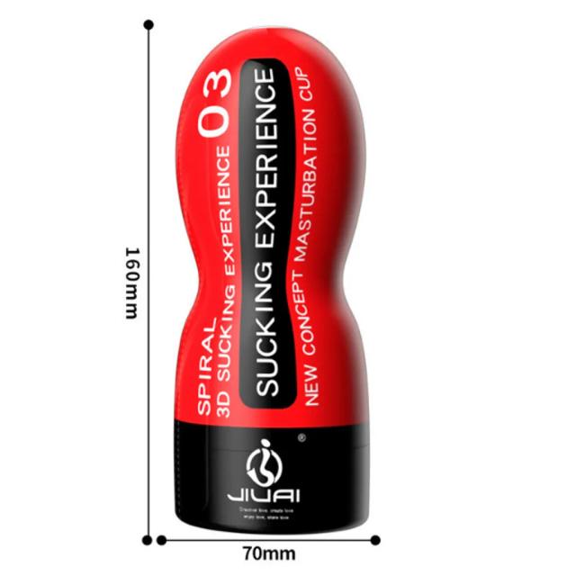 Cốc Thủ Dâm Nam JIUAI 3D – Âm Đạo Giả Hút Chân Không Kích Thích Mạnh