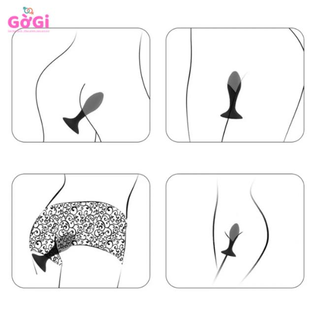 Nút Bịt Hậu Môn Silicone Dạng Giọt Nước – Thiết Kế Nhỏ Gọn, An Toàn