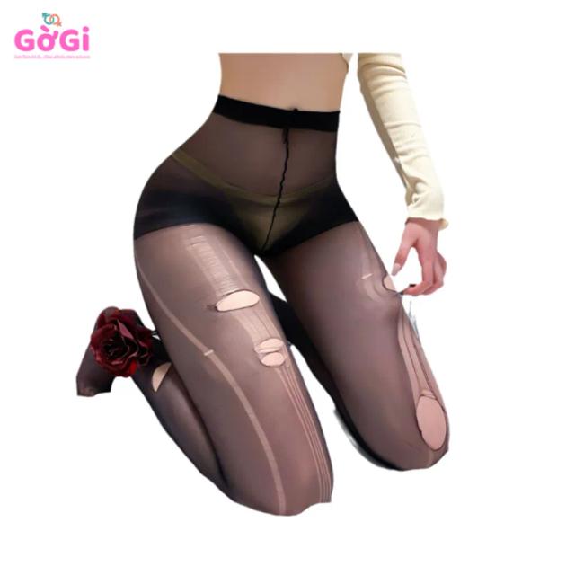 Vớ Dễ Xé Dài Mỏng Màu Đen – Vớ Nữ Dùng 1 Lần Kiểu Dáng Gợi Cảm
