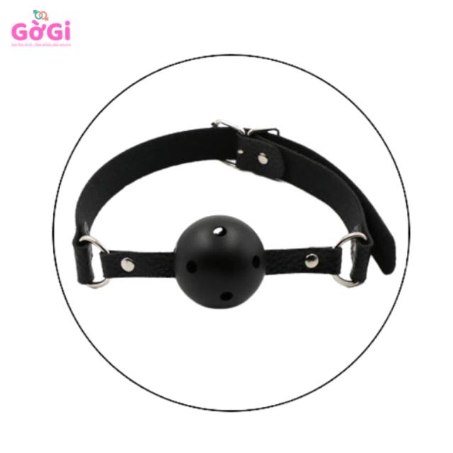 Dây Đeo Miệng Có Bóng Ngậm Màu Đen – Phụ Kiện Đeo Đầu Điều Chỉnh