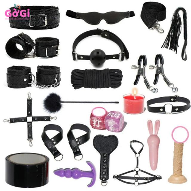 Bộ Đồ Chơi BDSM 20 Món Cao Cấp – Full Set Trói Buộc, Điều Khiển & Kích Thích